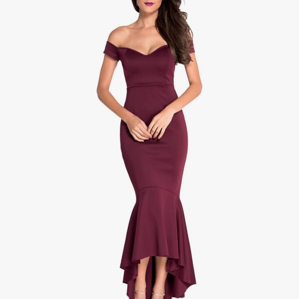 Elegant Off-Shoulder Mermaid Dress
